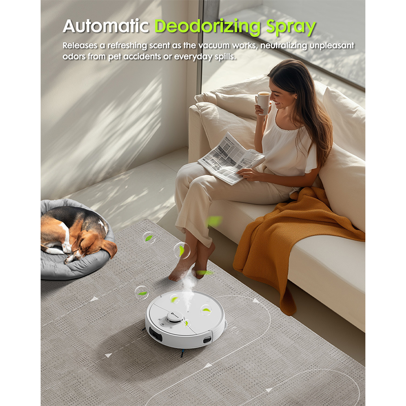 How does a robot vacuum cleaner improve home cleaning efficiency?
