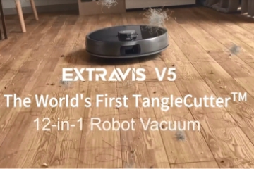 World First 12-in-1 TangleCutter Robot Vacuum - With TangleCutter, Deodorant Diffuser, Cat Laser - Extravis (1080p, h264)